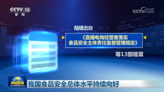 <b>规模以上食物企业的笼盖率达到10</b>